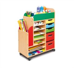 Vozík na výtvarnou výchovu a pomůcky