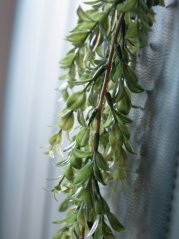 Umělá květina - Šlahoun trávy tmavě zelený, 105 cm