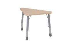 Výškově stavitelný stůl trojúhelník - Buk
