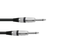 Kabel reproduktorový Jack 6,3 - Jack 6,3 mono, 2x 1,5 qmm, 1,5 m