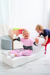 Podsedák molitanový (sklopná sedačka) modrá