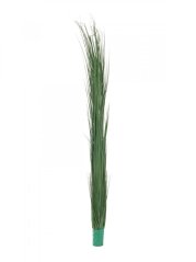 Umělá květina - Zblochan vodní, tmavě zelený, 127 cm