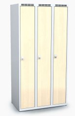 Šatní skříň s laminovými dveřmi 900 mm - dekor bříza