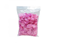 Umělá květina - Okvětní lístky růže, růžové, 500 ks