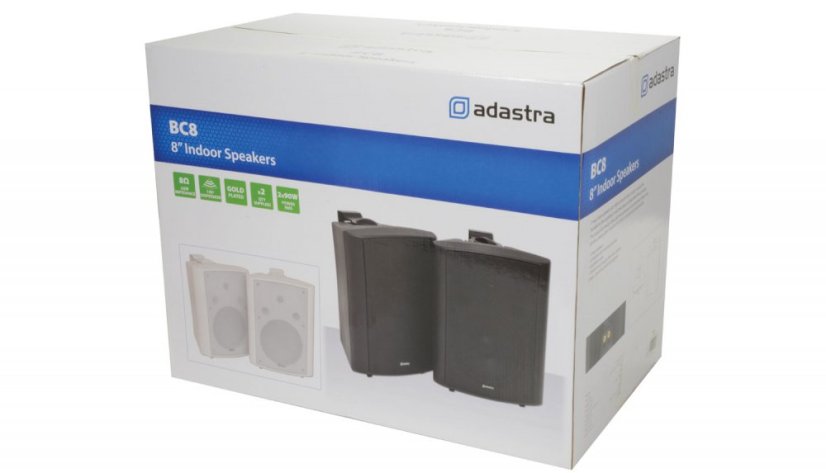 Adastra BC4-W, nástěnný 4" reproduktor, 35W, bílý, cena/pár