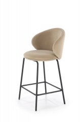 Barová židle- H121- Černá/ Béžová