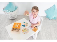 Dřevěné naučné puzzle