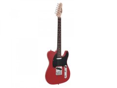 Dimavery TL-401, elektrická kytara, červená