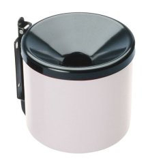 Popelník nástěnný průměr 150 mm bílo/černý