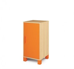Skříň policová úzká oranžová FRESH (modul 16)