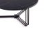 Konferenční stolek- ANTICA- Černý mramor/ Černý