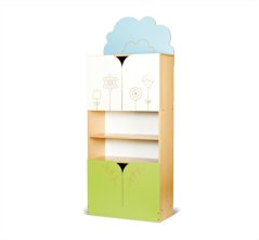 Skříň policová s dvířky (mráček, FARMA)