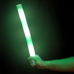 Pěnová tyč s LED světlem, zelená