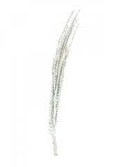 Umělá květina - Galho Buriti přírodní větvička bílá, 150 cm