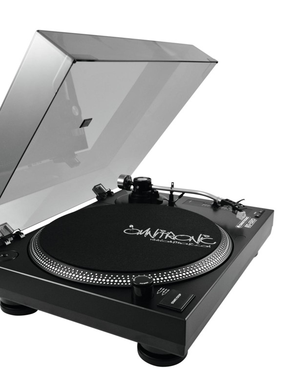 Omnitronic BD-1320, gramofon s řemínkovým pohonem, černý