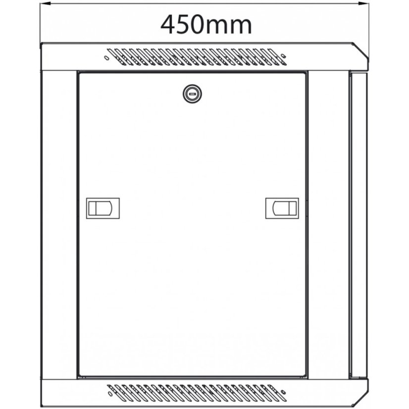 Adastra RC9U450, 19" Racková skříň, 9U, hloubka 450 mm