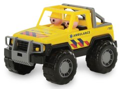 Jeep ambulance s figurkami