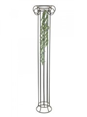 Umělá květina - Šlahoun trávy tmavě zelený, 105 cm