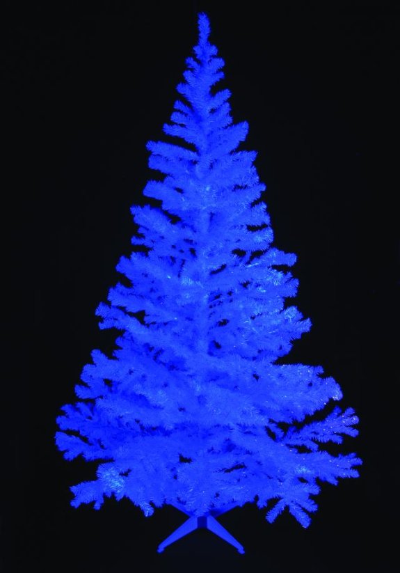 Umělá květina - Umělý vánoční stromek UV bílý, 240 cm