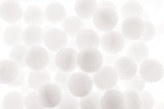 Plastové BÍLÉ míčky do bazénku (500 ks), kuličky