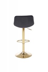 Barová židle- H120- Zlatá/ Černá