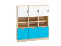 Skříň policová se šuplíky a dvířky CUBO (modul 20)