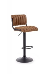 Barová židle- H88- Černá/ Hnědá