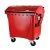 Plastový kontejner 1100 l.- červený