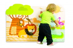 Nástěnná smyslová deska SAFARI (120 cm)