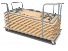 Vozík na skládací stoly