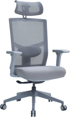 Ergonomická kancelářská židle VICTORY ERGO šedá