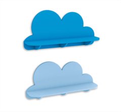 Závěsná polička MRAK světlý