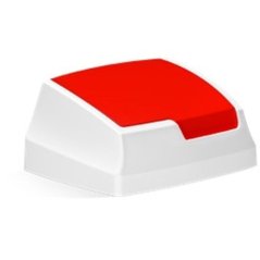 Plastové víko klapka - červené