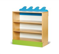 Skříň policová (vlny, MOŘE)