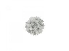 Umělá květina - Koule z borovice, zasněžená, 15cm