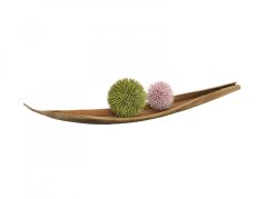Umělá květina - Sukulent koule (EVA), růžová, 16 cm