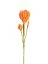 Umělá květina - Větvička dálie, oranžová, 100 cm
