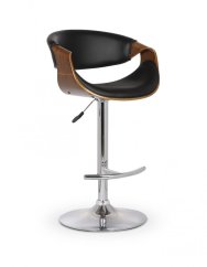 Barová židle- H100- Ořech/ Černá