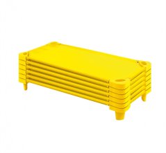 Plastová postýlka žlutá