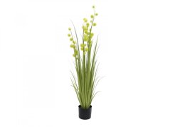 Umělá květina - Okrasná tráva v květináči, 122 cm