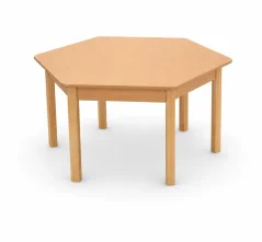 Dětský přírodní stůl BUK - šestiúhelník