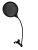 OMNITRONIC DSH-135 Mikrofon-Popfilter, černý