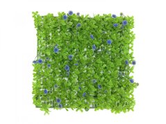 Umělá květina - Umělá tráva, zeleno-fialová, 25x25cm