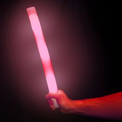 Pěnová tyč s LED světlem, červená