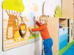 Nástěnná smyslová deska SAFARI (120 cm)
