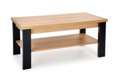 Konferenční stolek JENNA (Přírodní hickory / Černá)