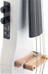 Stagg ECL 4/4 WH, elektrické violoncello, bílé