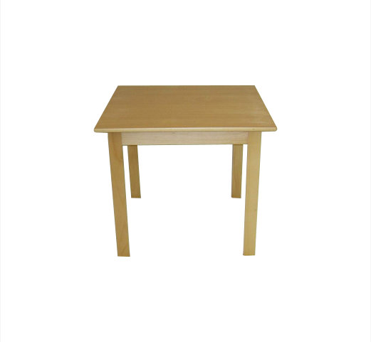 Dětský stůl BUK čtverec - přírodní - Rozměr: 60x60 cm