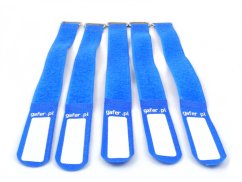Gafer.pl Tie Straps, vázací pásky, 25x400mm, 5 ks, modré