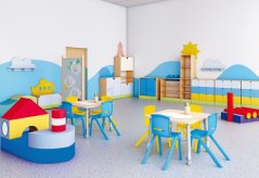 Skříň policová s dvířky (vlny, MOŘE)